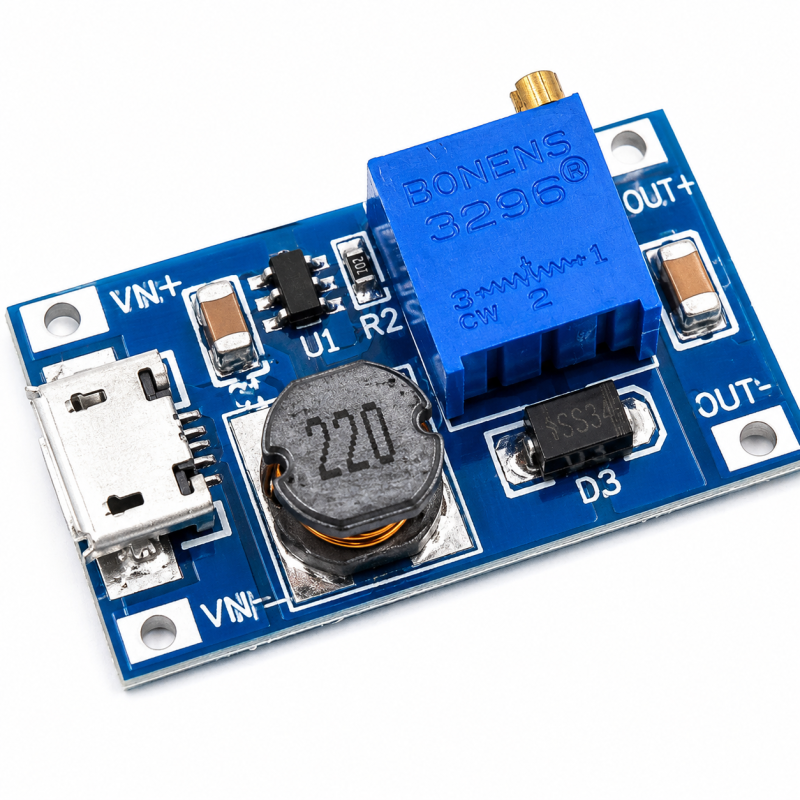 XY-016 2A DC-DC Step Up 5V/9V/12V/28V Power Module with Micro USB